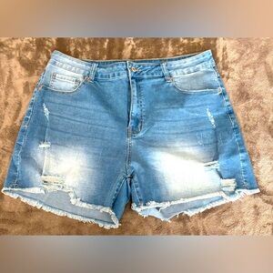 NWOT Denim Distressed Women Shorts